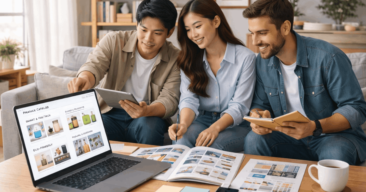 Product Catalog Grouped by Features